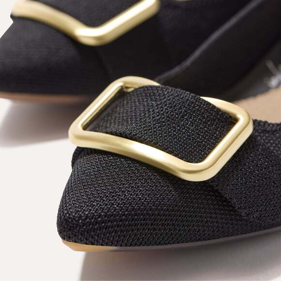 Rothy's The Emblem Point II - Black Size 9 - Picture 2 of 3